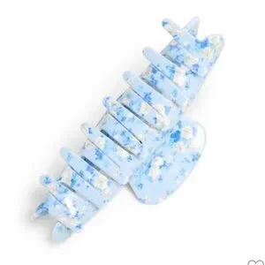 Accessories | Goody Loveshackfancy Blue Floral Claw Clip  display picture 2